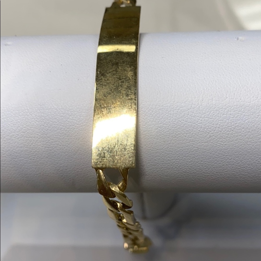New 10k Gold ID bracelet - Picture 3 of 6